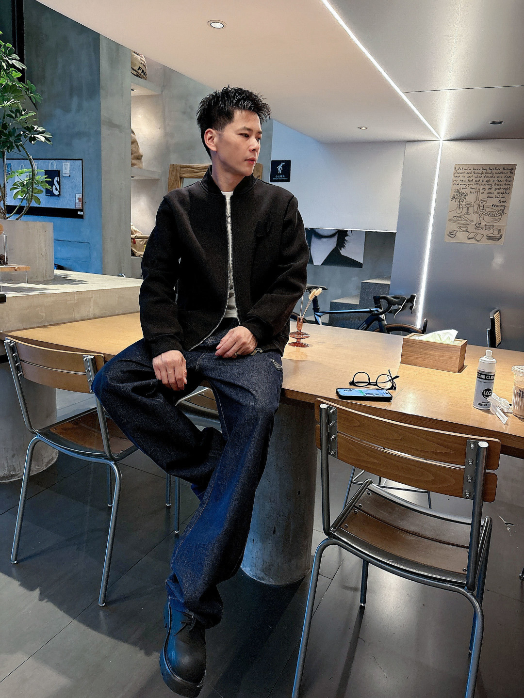 2025秋冬新款驴家重工艺烧花外套S-XL