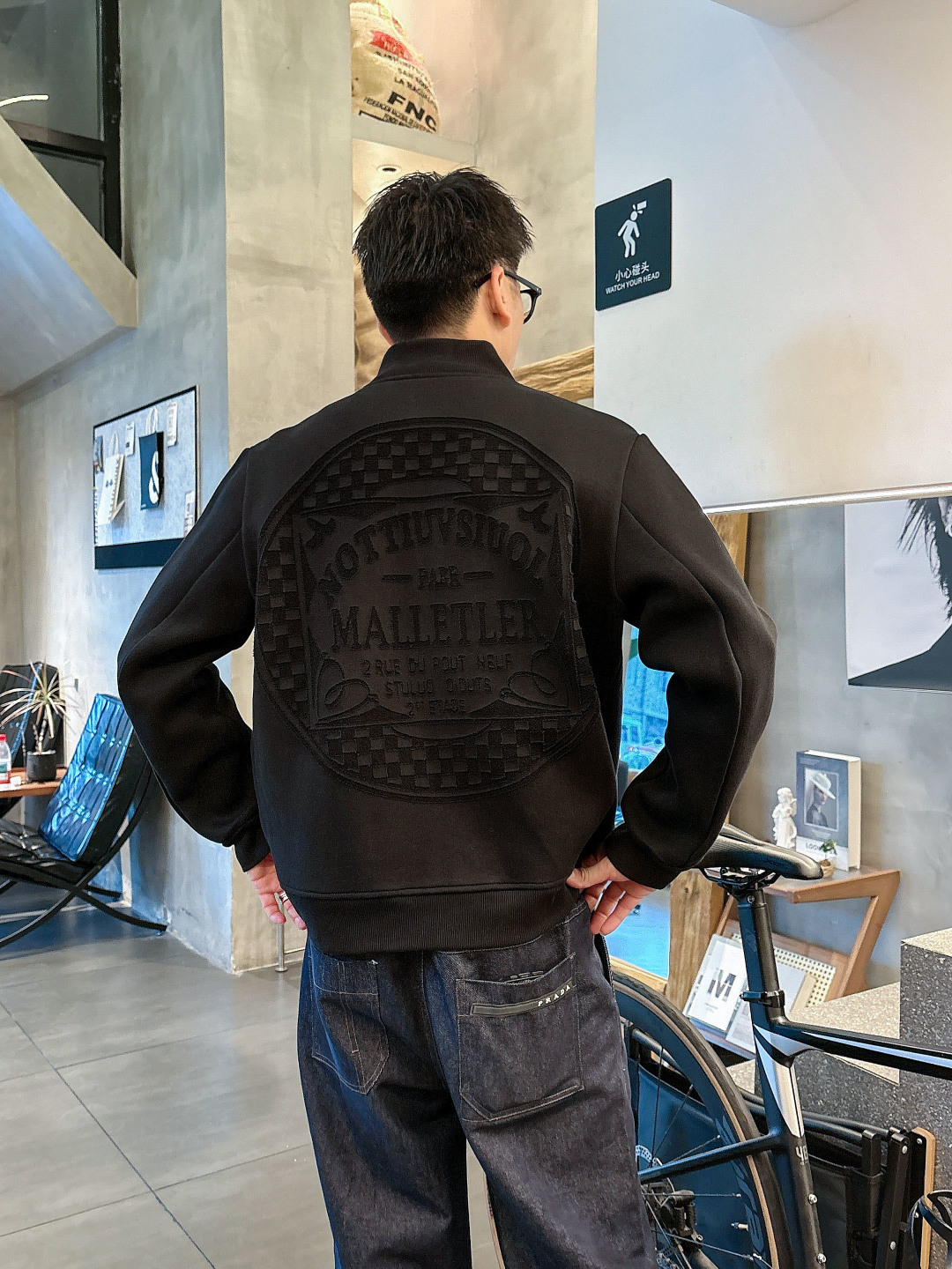 2025秋冬新款驴家重工艺烧花外套S-XL