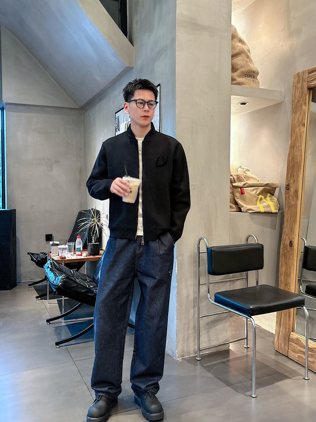 2025秋冬新款驴家重工艺烧花外套S-XL