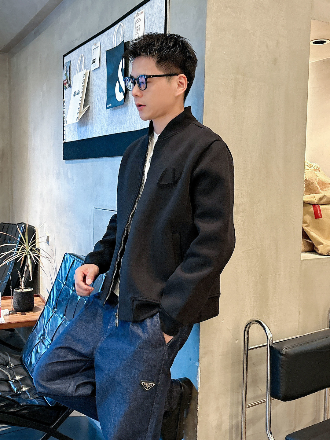 2025秋冬新款驴家重工艺烧花外套S-XL