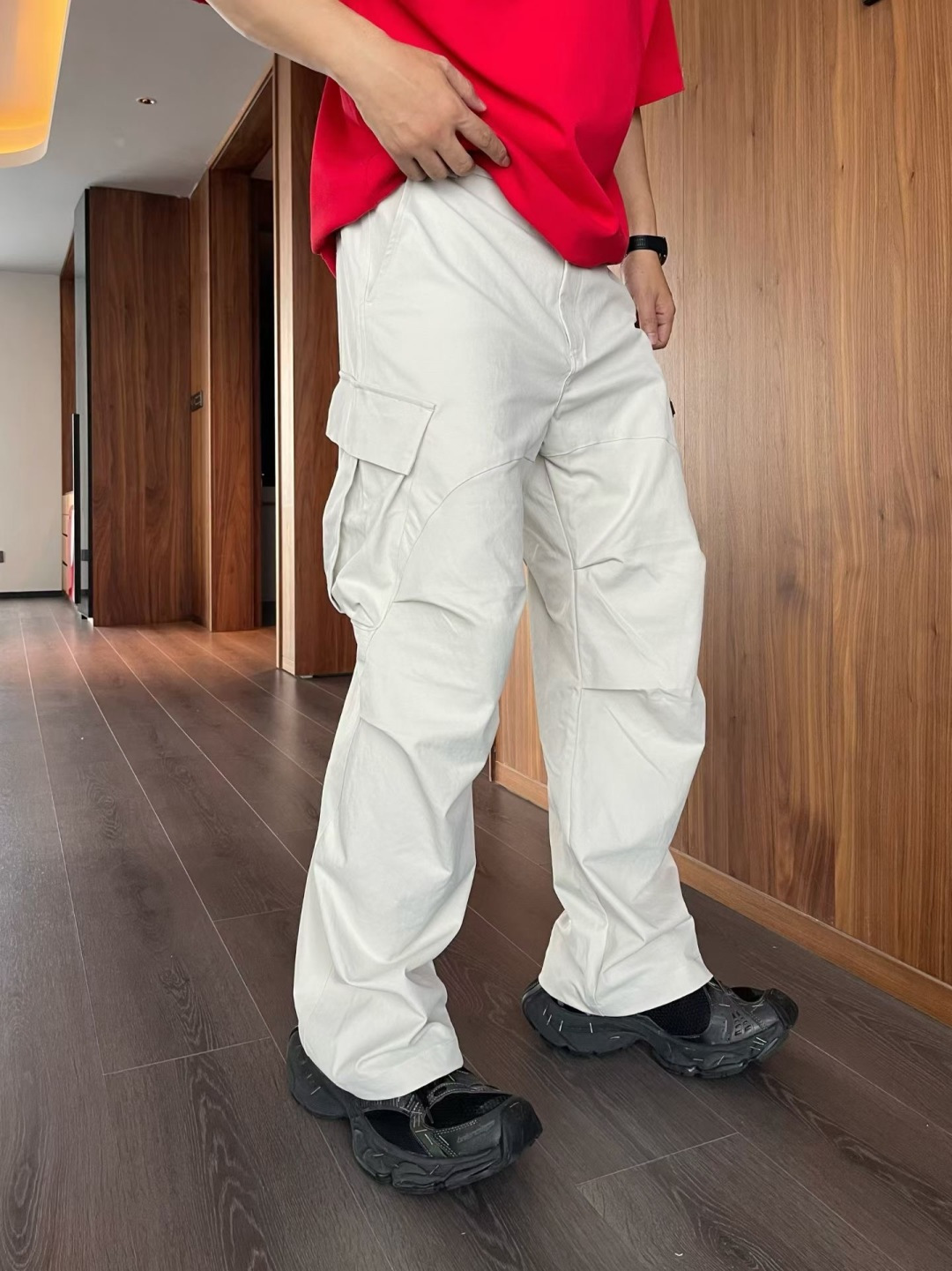 春款裤子[庆祝][庆祝]颜色：黑，米白，码数：M-3XL款号：835-Ｓ