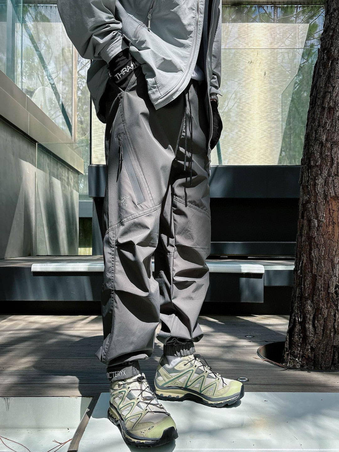 2025春夏款ARC'TERYX始祖鸟 GAMMA LT 男子 鸟家户外运动休闲冲锋裤专业研发的科技导湿