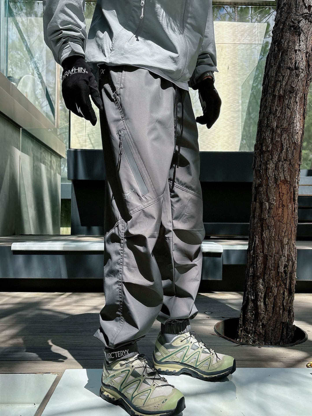 2025春夏款ARC'TERYX始祖鸟 GAMMA LT 男子 鸟家户外运动休闲冲锋裤专业研发的科技导湿