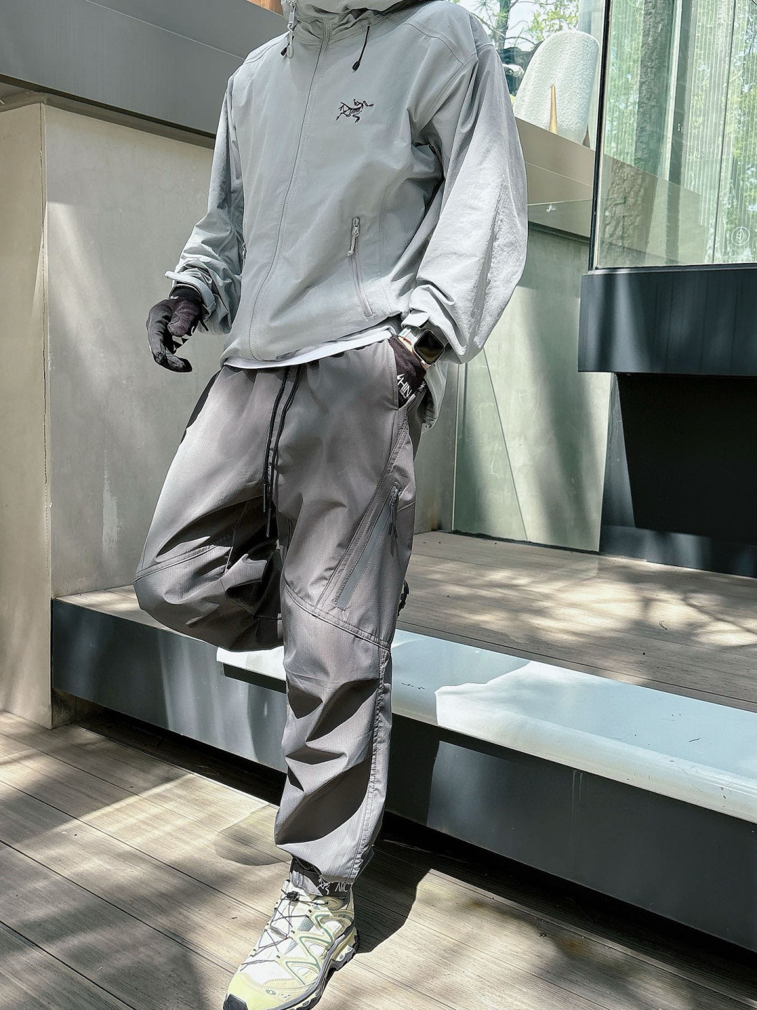 2025春夏款ARC'TERYX始祖鸟 GAMMA LT 男子 鸟家户外运动休闲冲锋裤专业研发的科技导湿