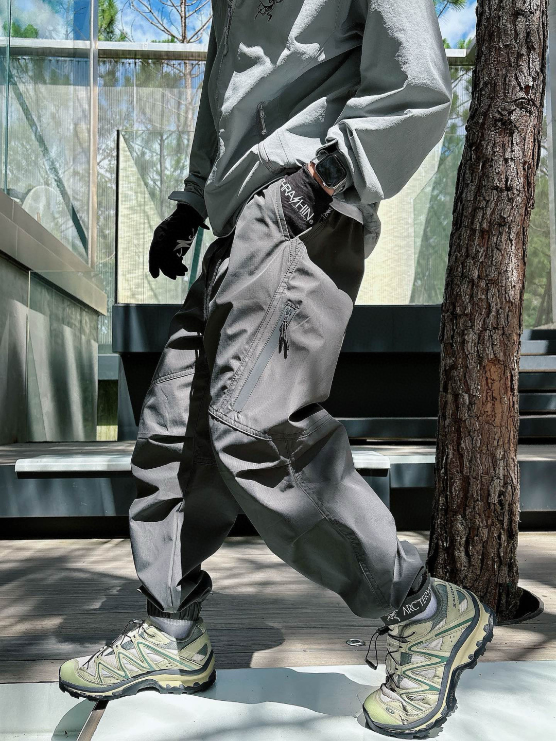 2025春夏款ARC'TERYX始祖鸟 GAMMA LT 男子 鸟家户外运动休闲冲锋裤专业研发的科技导湿