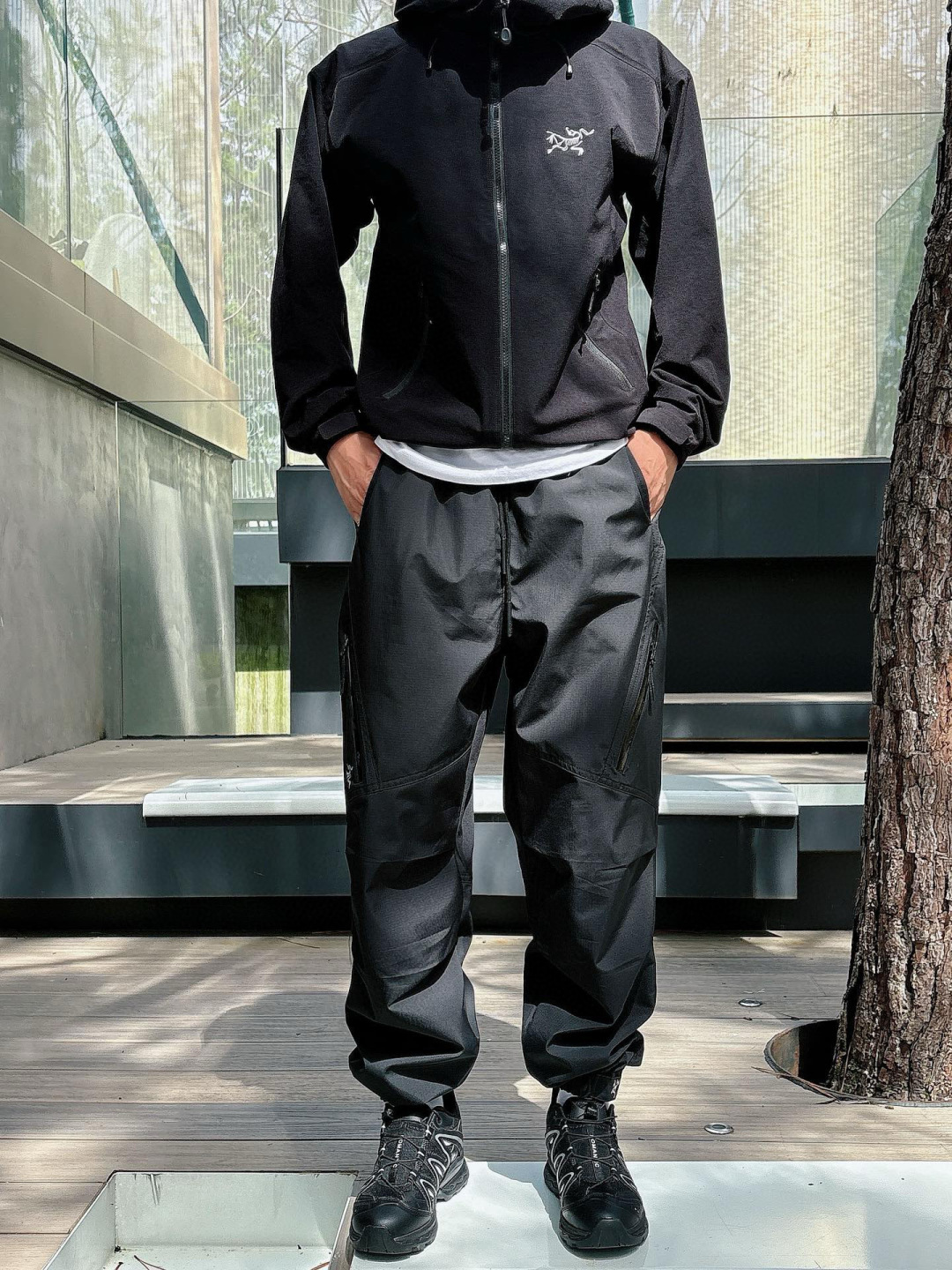 2025春夏款ARC'TERYX始祖鸟 GAMMA LT 男子 鸟家户外运动休闲冲锋裤专业研发的科技导湿