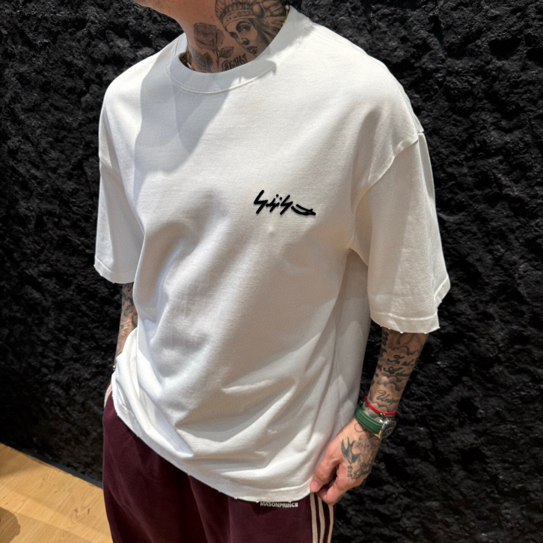 新款🌟Y-3，新款T恤，面料采用顶级原版精梳棉洗水面料，立体印花图案设计，时尚潮流，顶级的做工，高端品质