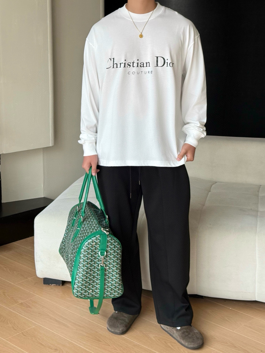 新款秋冬长袖🆕颜色：黑，白码数：S-XL款号：7002