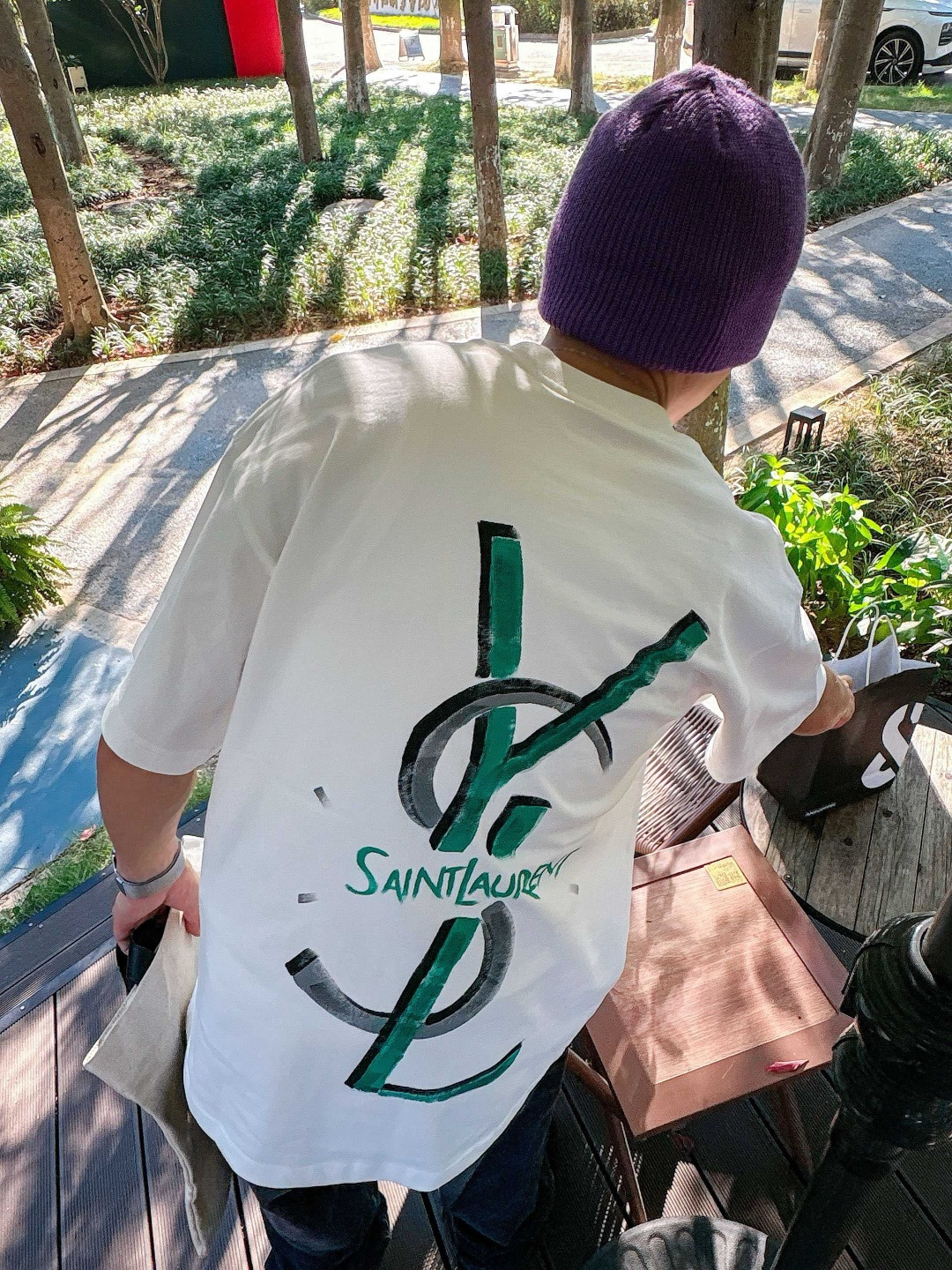 25新款短袖阔版T恤颜色：黑，白尺码：XS-XL