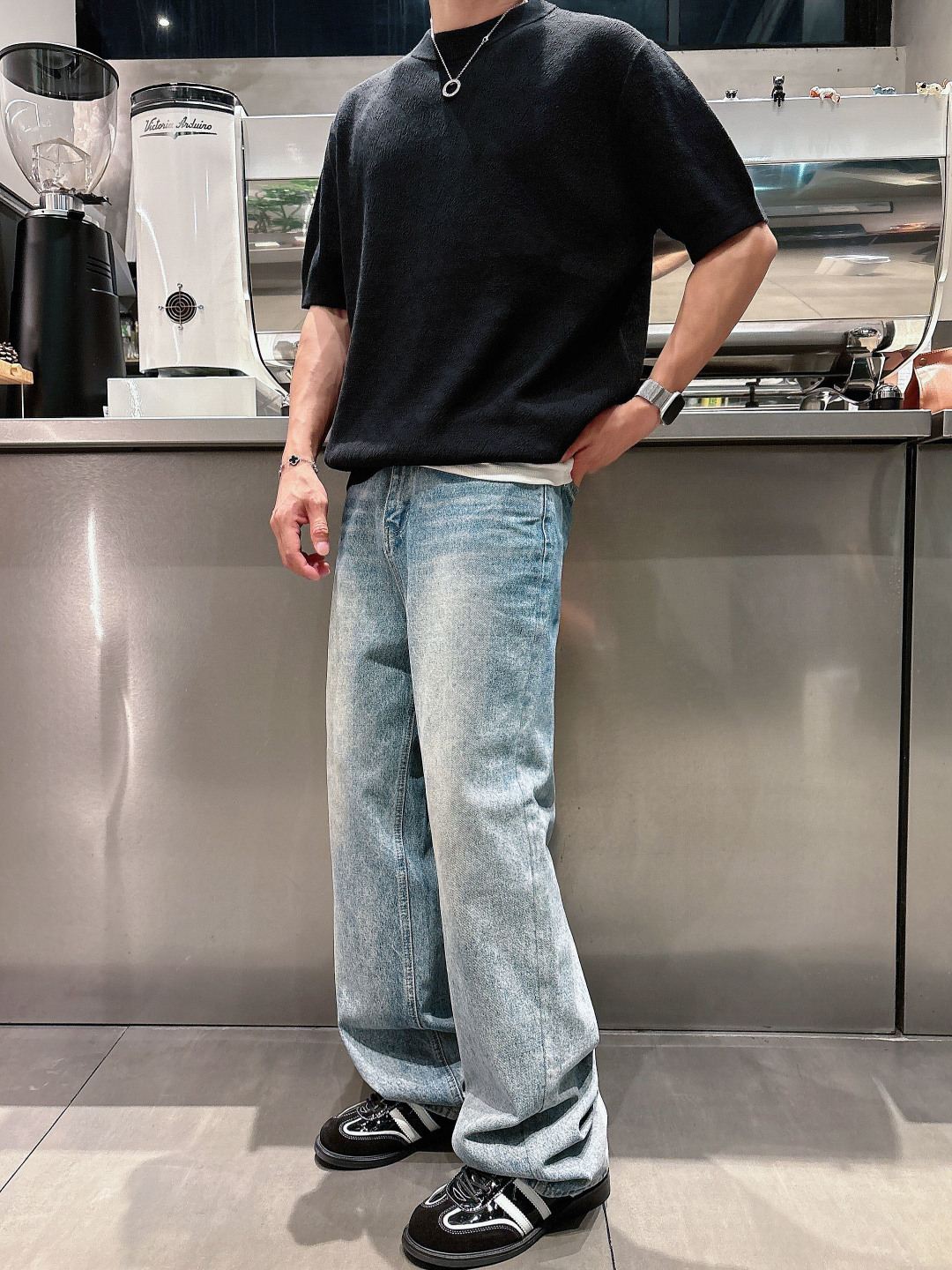 驴家 2025新款毛衣码数：M-3XL款号：95007