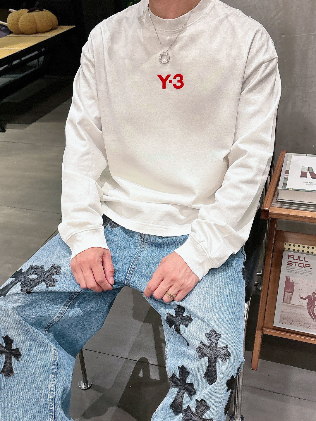 2025秋季新款Y-3重工艺洗水长袖XS-XL