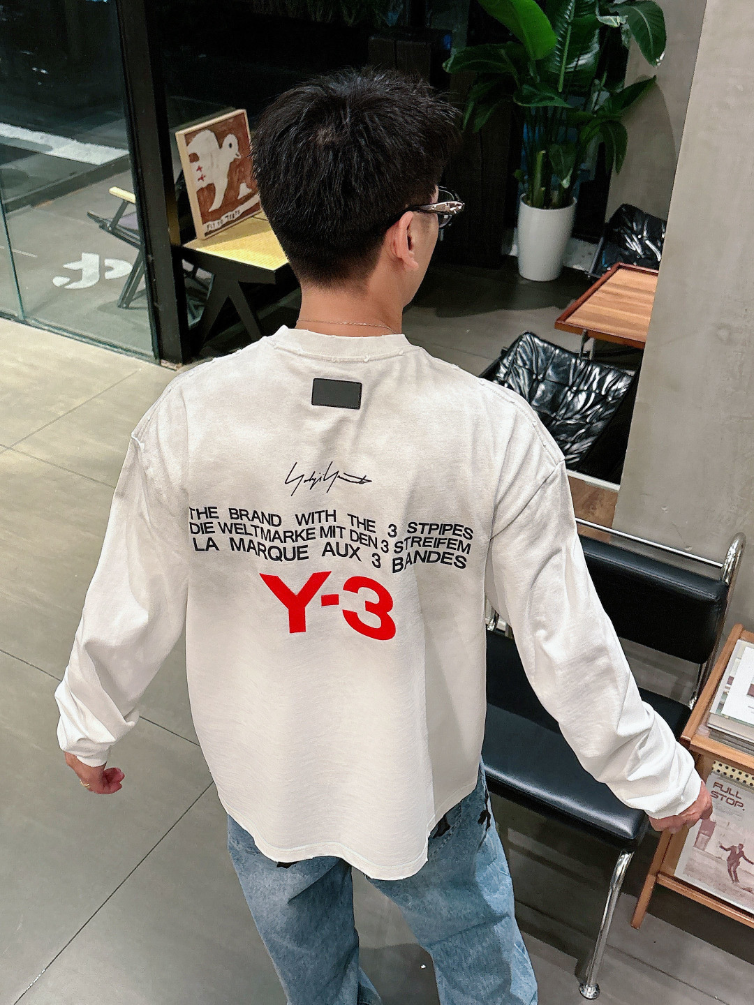 2025秋季新款Y-3重工艺洗水长袖XS-XL