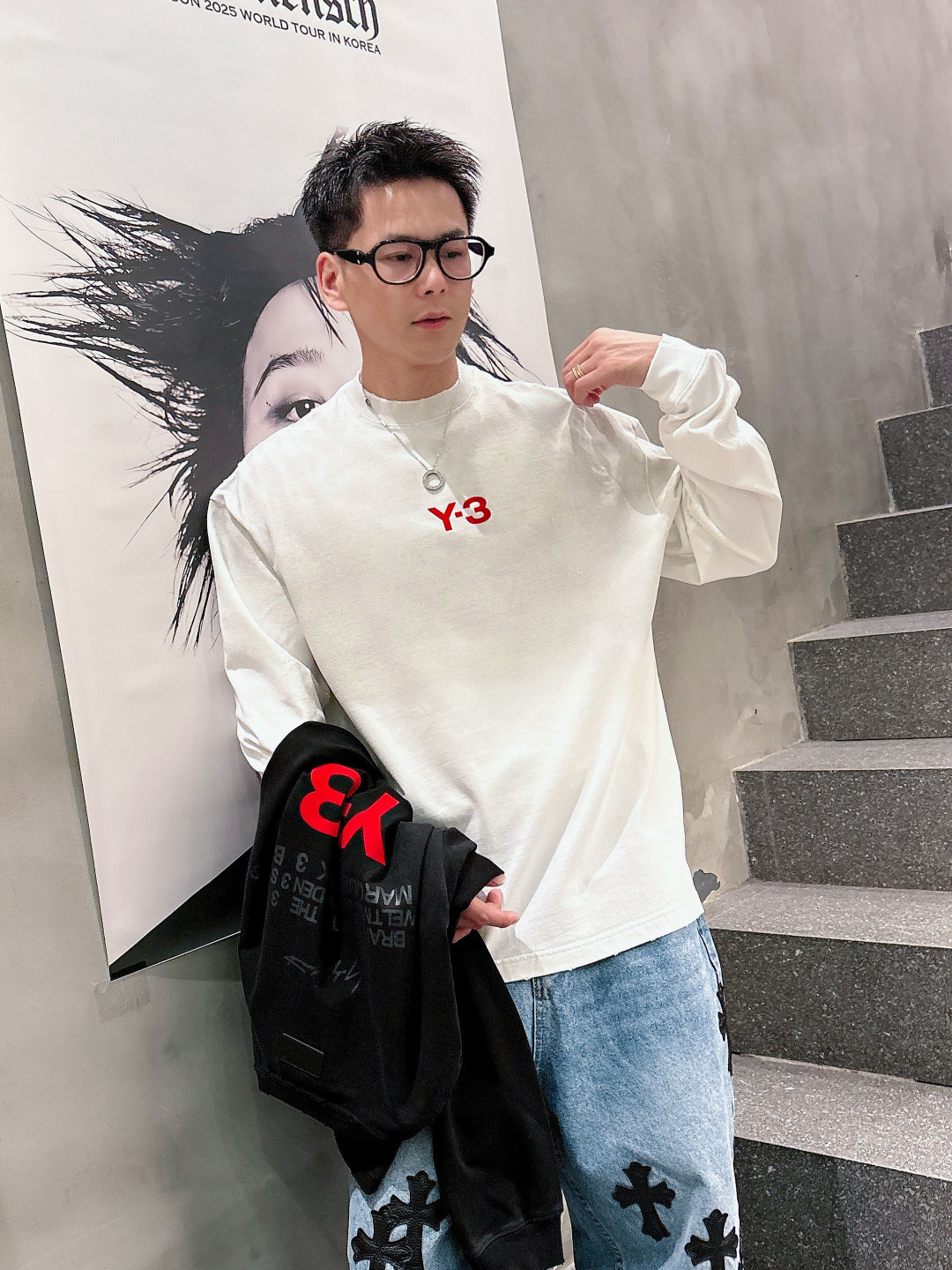 2025秋季新款Y-3重工艺洗水长袖XS-XL