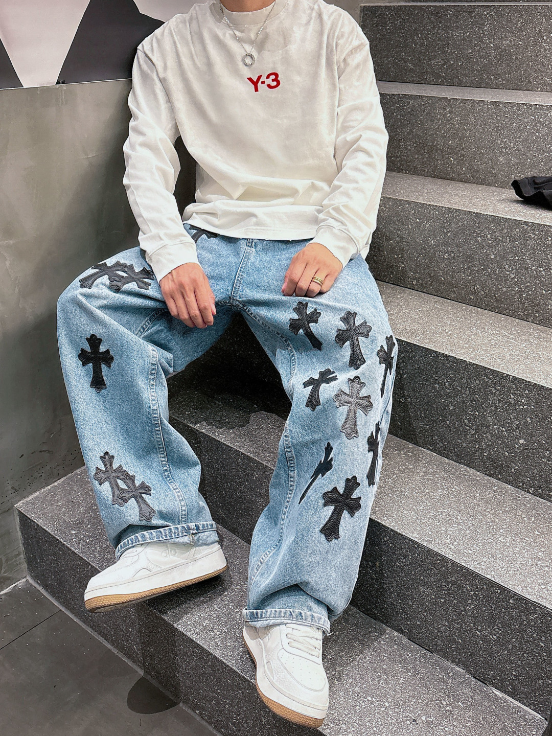 2025秋季新款Y-3重工艺洗水长袖XS-XL