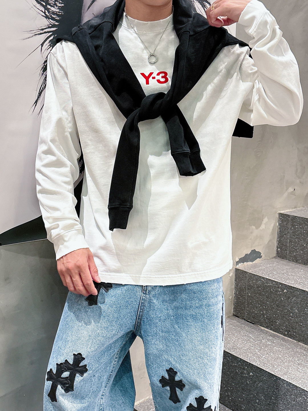 2025秋季新款Y-3重工艺洗水长袖XS-XL