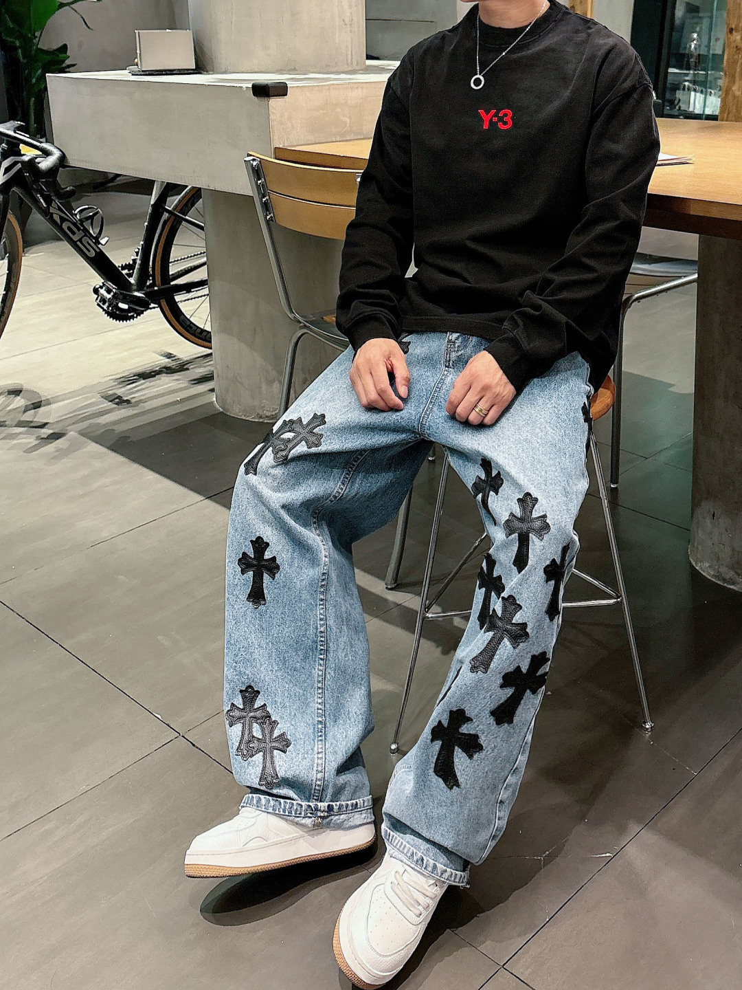 2025秋季新款Y-3重工艺洗水长袖XS-XL