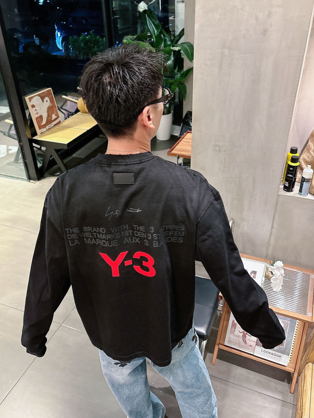 2025秋季新款Y-3重工艺洗水长袖XS-XL