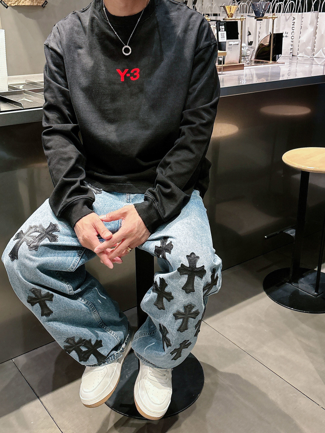2025秋季新款Y-3重工艺洗水长袖XS-XL
