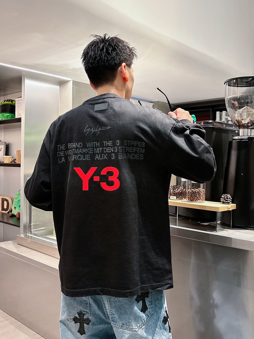 2025秋季新款Y-3重工艺洗水长袖XS-XL