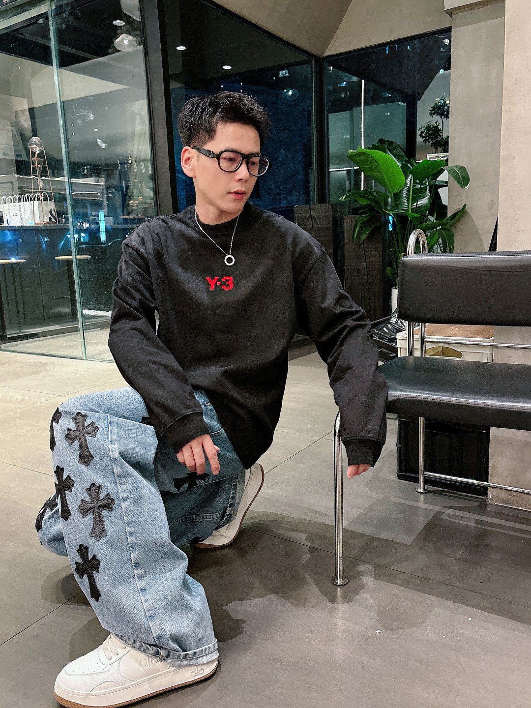 2025秋季新款Y-3重工艺洗水长袖XS-XL