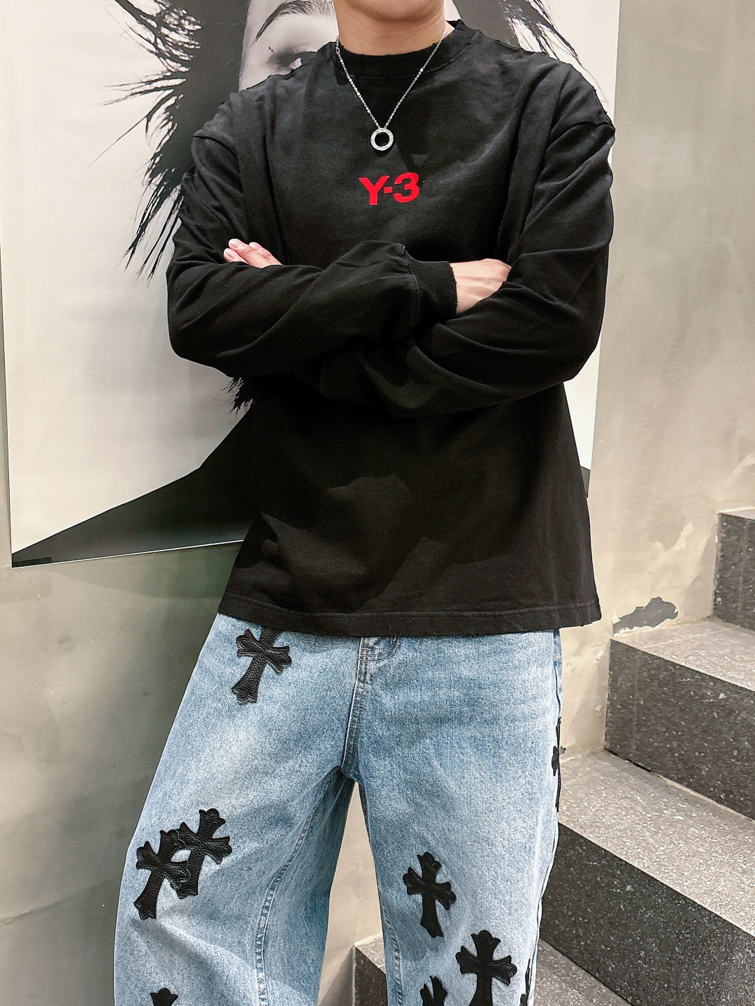 2025秋季新款Y-3重工艺洗水长袖XS-XL