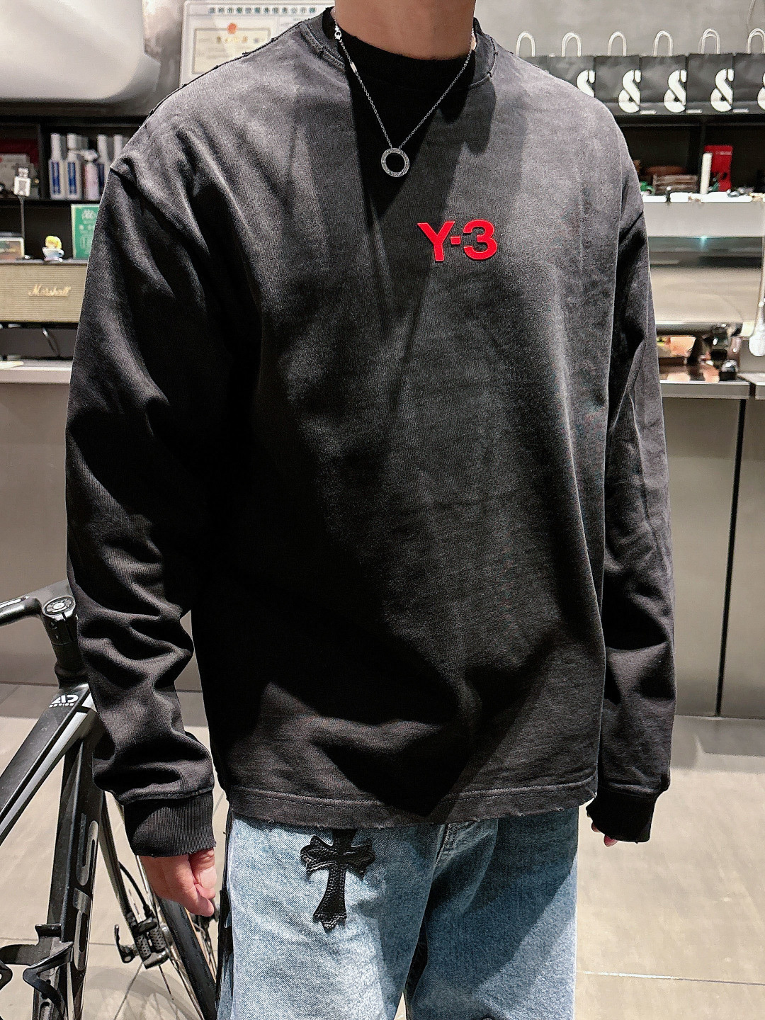 2025秋季新款Y-3重工艺洗水长袖XS-XL