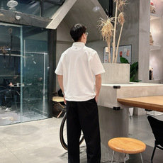 VLTN 2025春夏系列翻领T恤尺码:M-3XL 微阔版型P.S:385克重棉四角珠地面料,面料布 VLTN 2025春夏系列翻领T恤尺码:M-3XL 微阔版型P.S:385克重棉四角珠地面料,面料布