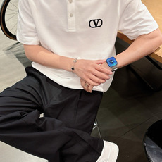 VLTN 2025春夏系列翻领T恤尺码:M-3XL 微阔版型P.S:385克重棉四角珠地面料,面料布 VLTN 2025春夏系列翻领T恤尺码:M-3XL 微阔版型P.S:385克重棉四角珠地面料,面料布