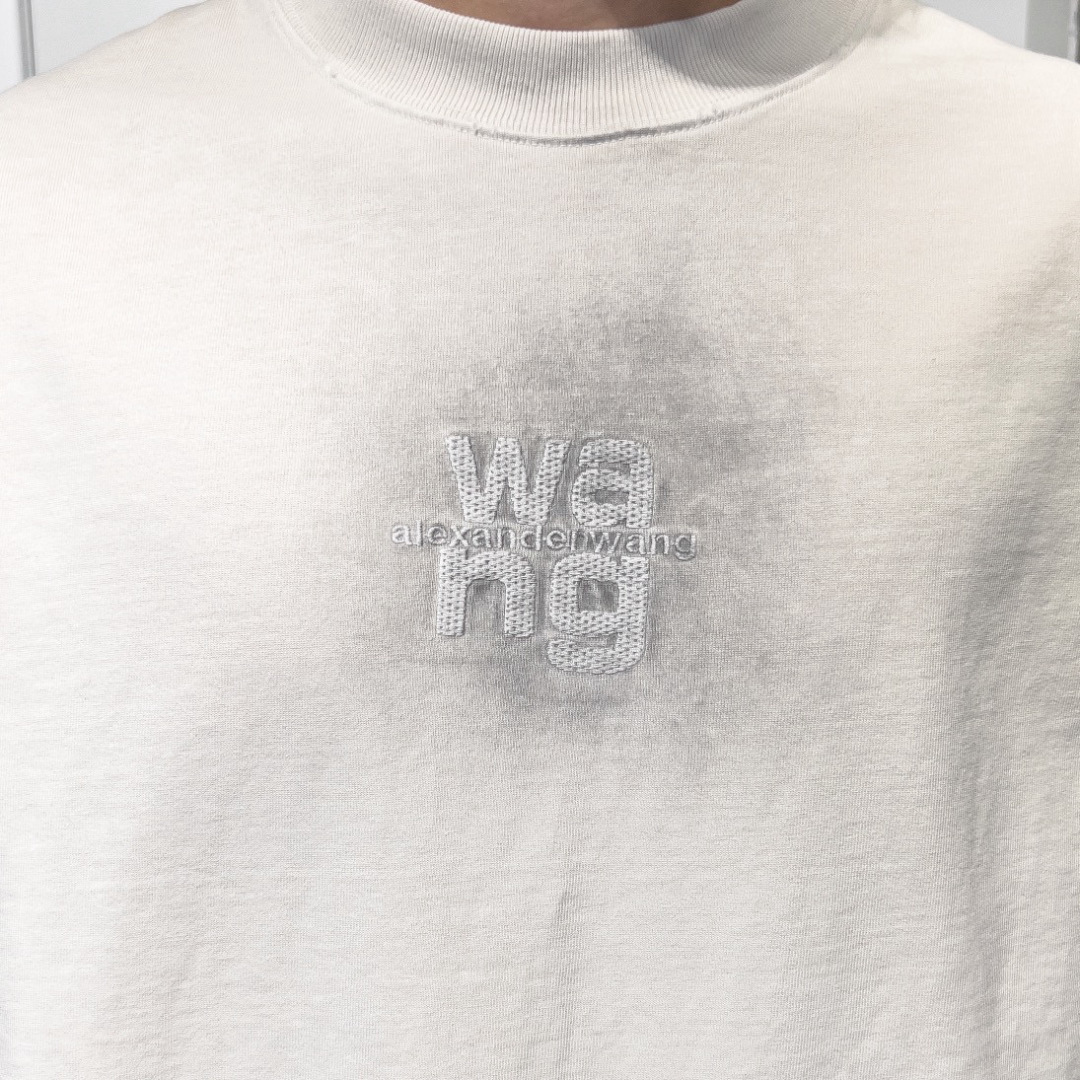 品牌：WANG季度：2025秋冬颜色：黑色 冷卡其 咖色尺码：S-XXL版型：宽松版 短袖T重量：390