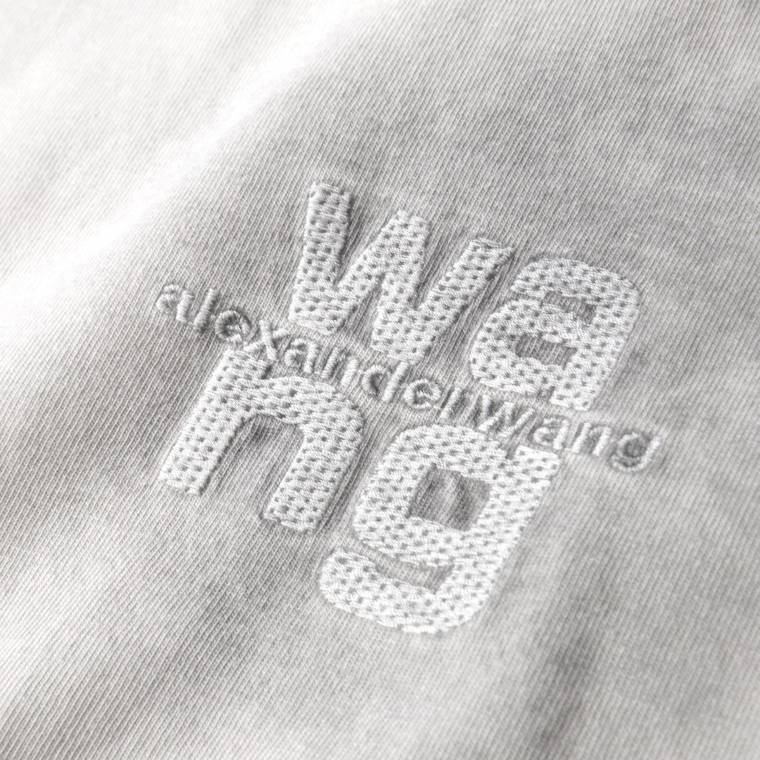 品牌：WANG季度：2025秋冬颜色：黑色 冷卡其 咖色尺码：S-XXL版型：宽松版 短袖T重量：390