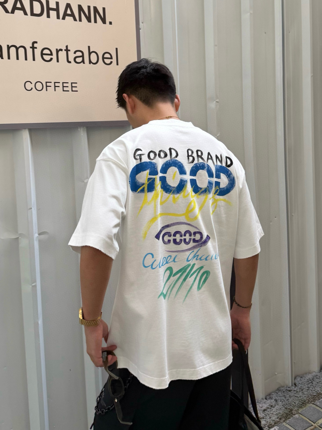 新款秋冬高克重T恤🆕颜色：黑，白码数：XS-XL款号：52110