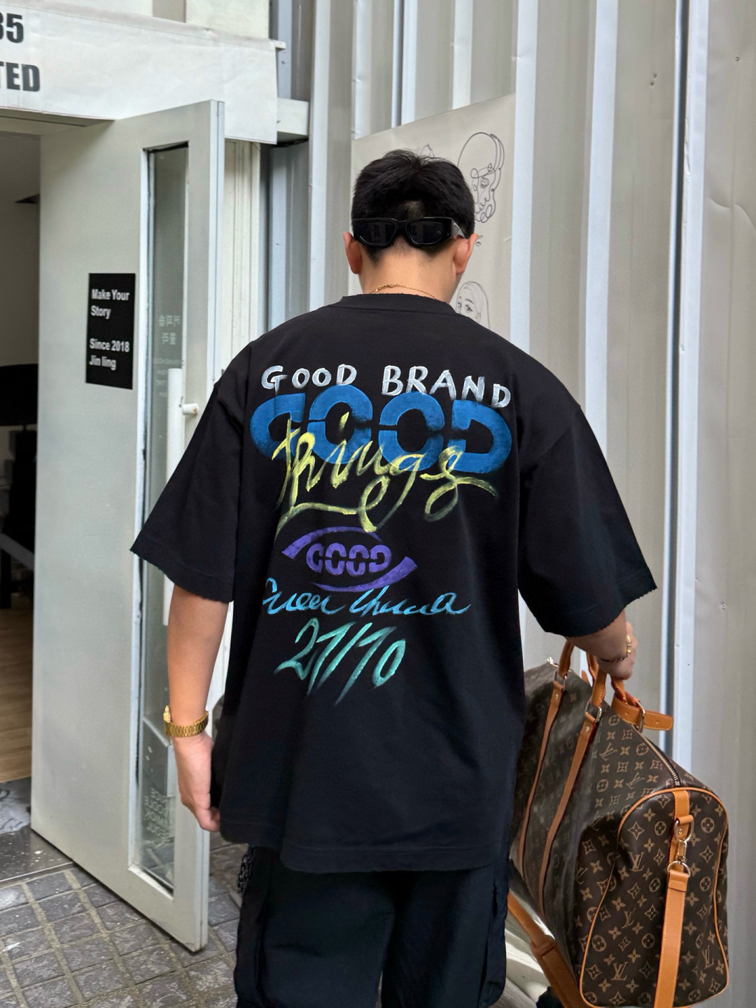 新款秋冬高克重T恤🆕颜色：黑，白码数：XS-XL款号：52110