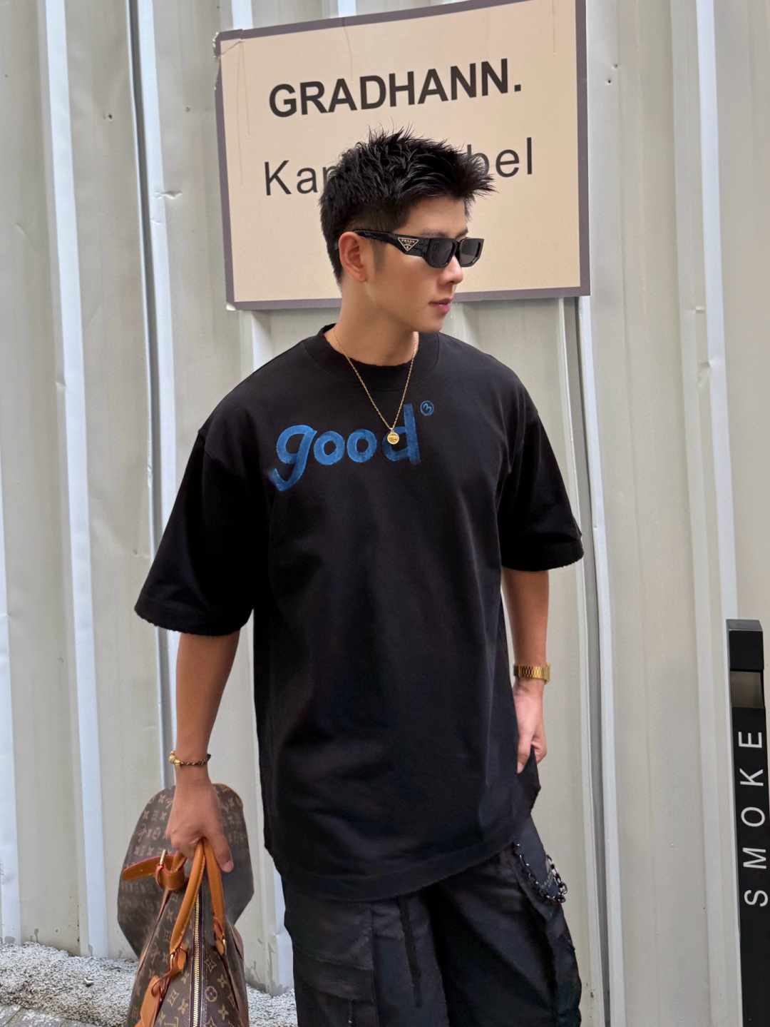 新款秋冬高克重T恤🆕颜色：黑，白码数：XS-XL款号：52110