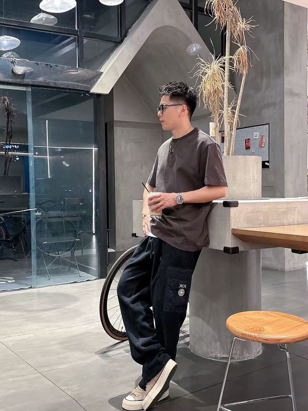 Dio 2025秋冬短袖系列尺码: M-3XL版型：微阔版型克重：270克重成份：碳素磨毛罗马棉平纹面料