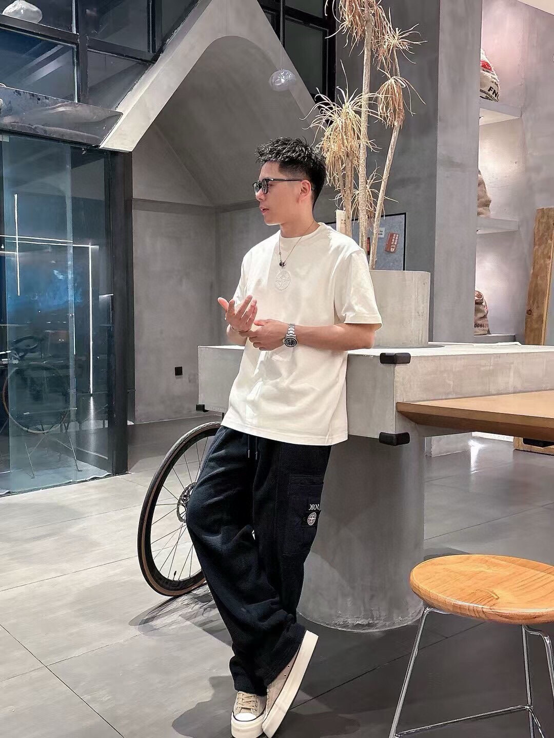 Dio 2025秋冬短袖系列尺码: M-3XL版型：微阔版型克重：270克重成份：碳素磨毛罗马棉平纹面料