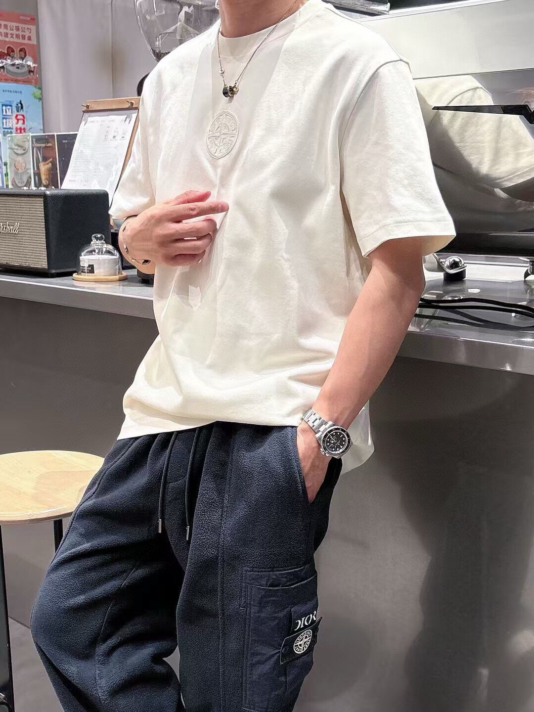 Dio 2025秋冬短袖系列尺码: M-3XL版型：微阔版型克重：270克重成份：碳素磨毛罗马棉平纹面料