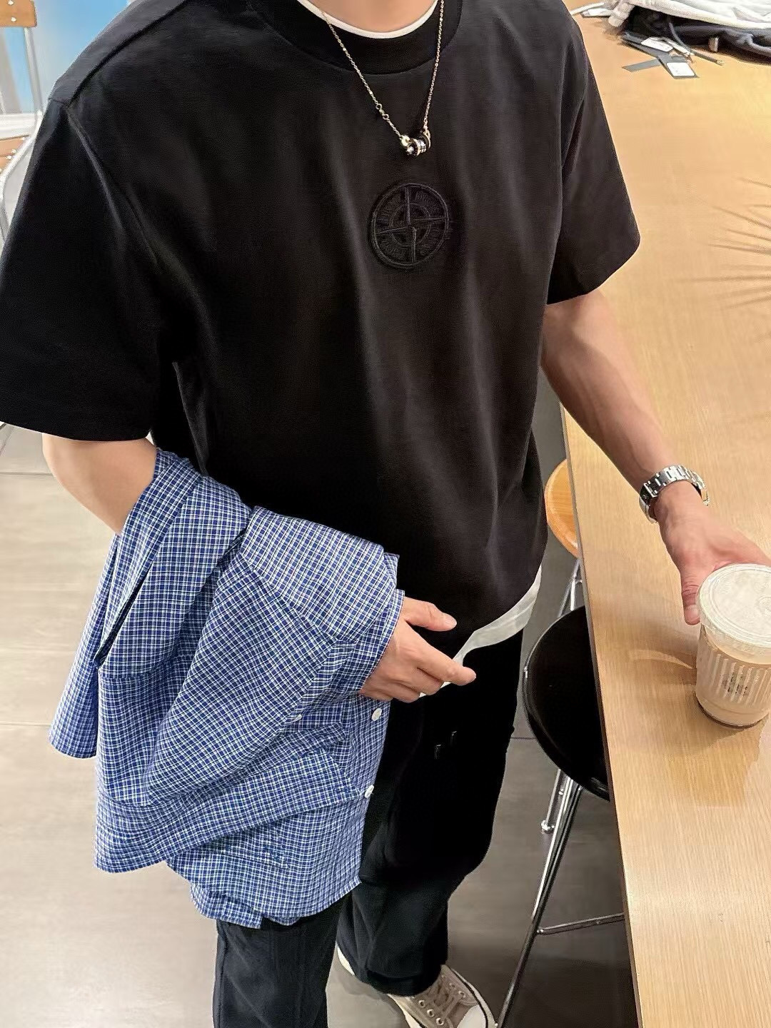 Dio 2025秋冬短袖系列尺码: M-3XL版型：微阔版型克重：270克重成份：碳素磨毛罗马棉平纹面料