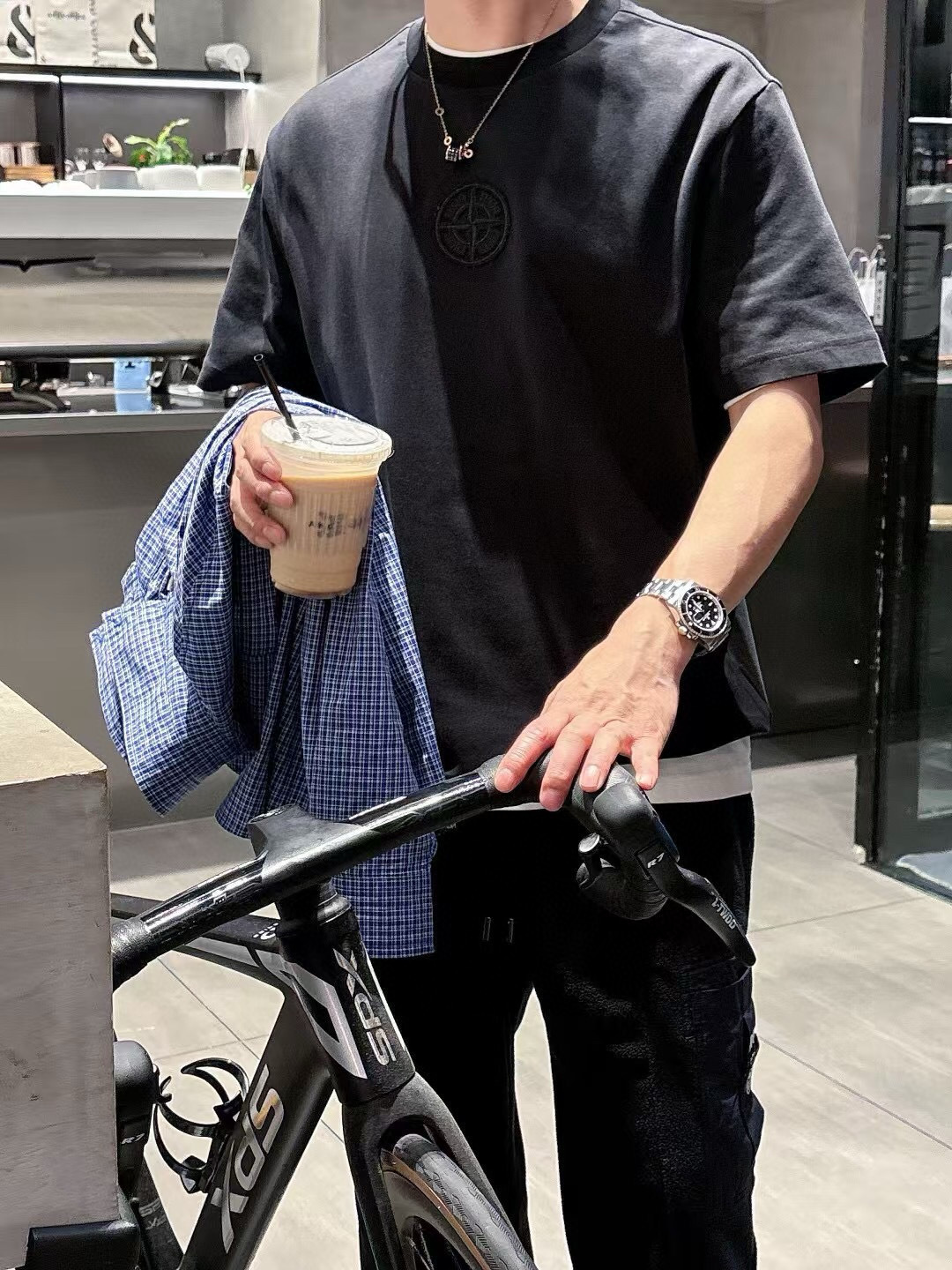 Dio 2025秋冬短袖系列尺码: M-3XL版型：微阔版型克重：270克重成份：碳素磨毛罗马棉平纹面料