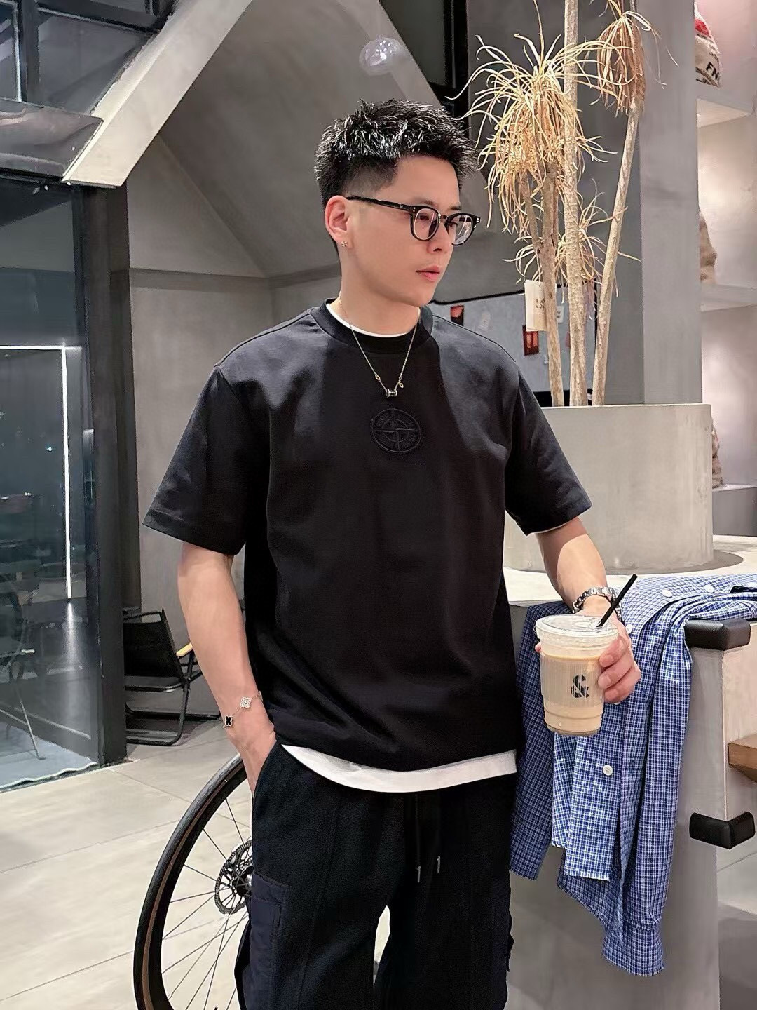 Dio 2025秋冬短袖系列尺码: M-3XL版型：微阔版型克重：270克重成份：碳素磨毛罗马棉平纹面料