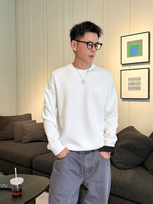 Burberry Classic Fit Sweatshirt: Soft Cotton-Modal Blend, Embroidered Logo 1 Burberry Classic Fit Sweatshirt: Soft Cotton-Modal Blend, Embroidered Logo