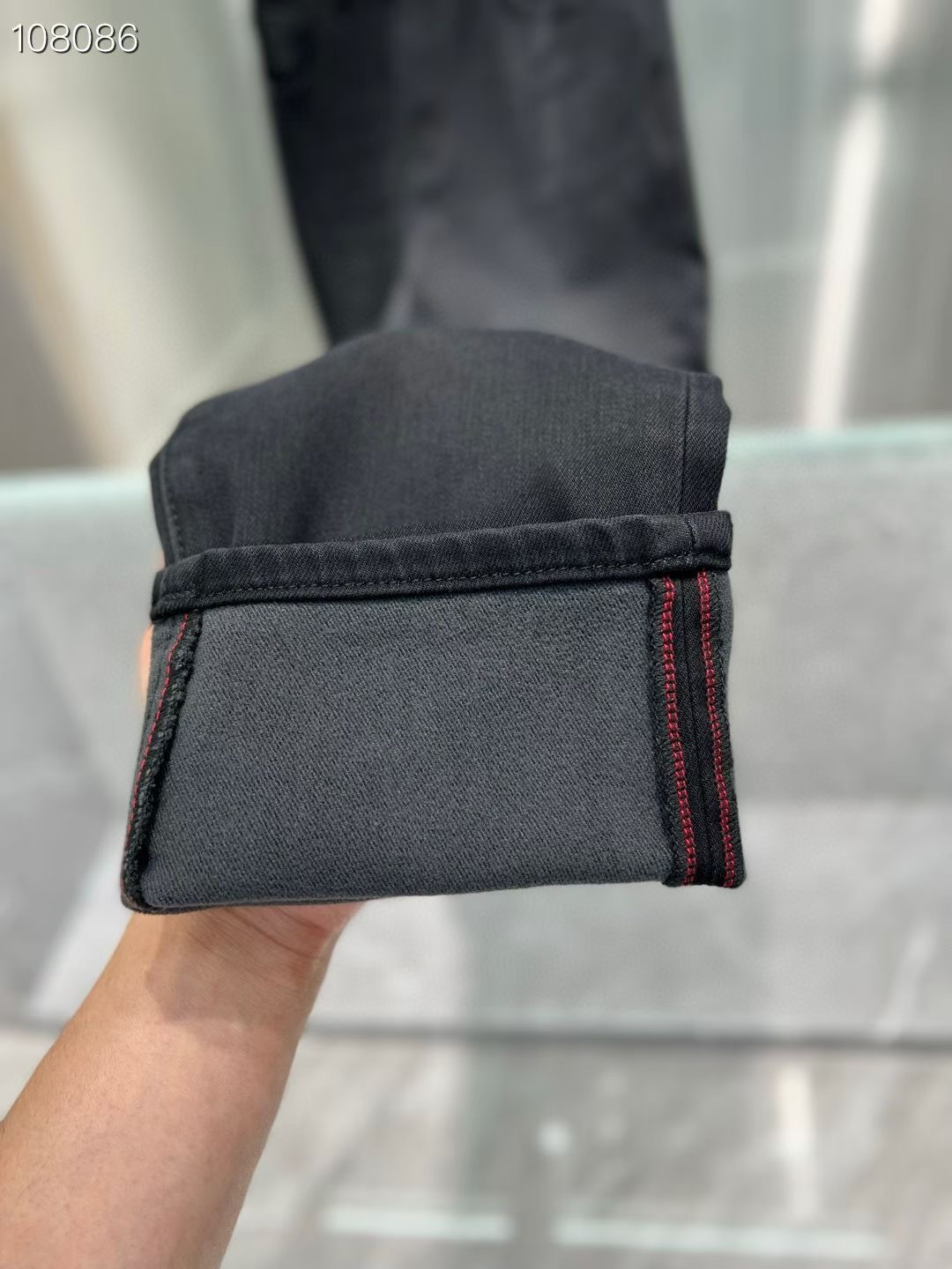 MK 𝟐𝟎𝟐𝟓秋冬上新高订轻奢牛仔 现货供应 特殊成份莱赛尔面料 𝟏𝟓𝟖𝟎# 烟灰 码数: 𝟐𝟗-𝟑𝟖
