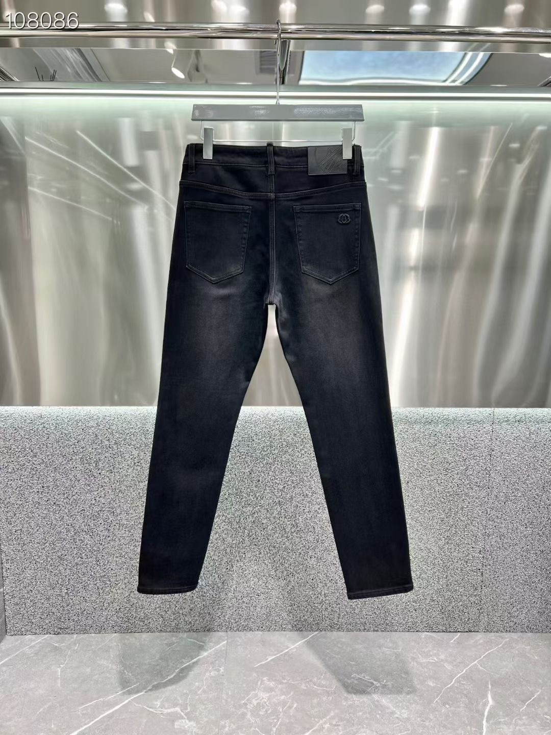 MK 𝟐𝟎𝟐𝟓秋冬上新高订轻奢牛仔 现货供应 特殊成份莱赛尔面料 𝟏𝟓𝟖𝟎# 烟灰 码数: 𝟐𝟗-𝟑𝟖