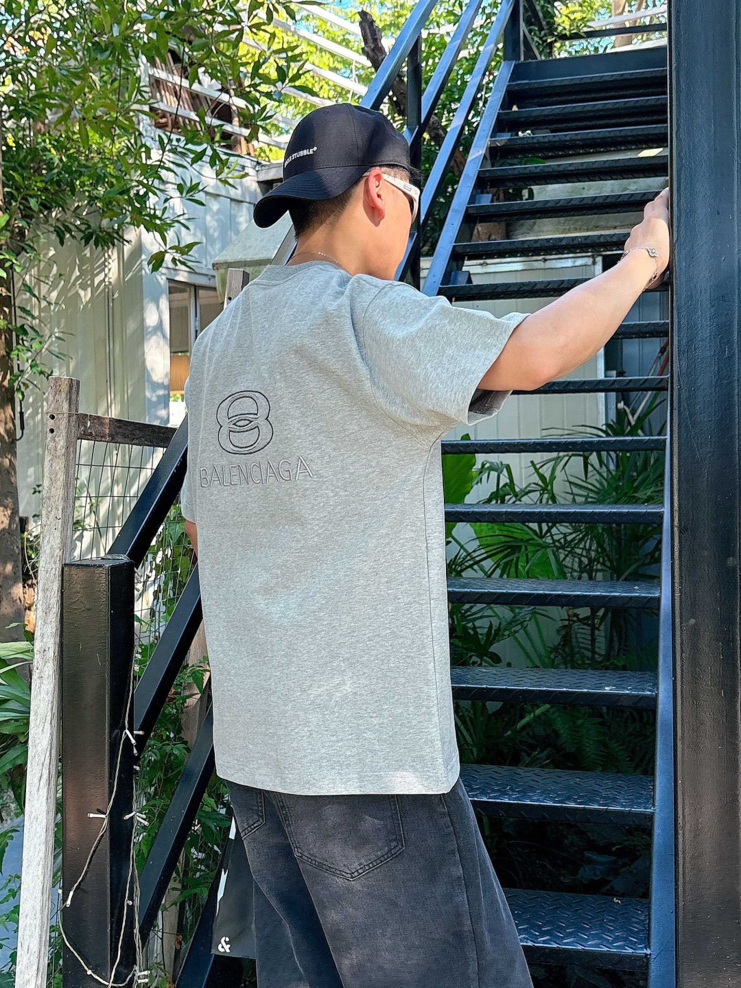 25新款磨毛短袖阔版T恤颜色：黑，白，灰尺码：XS-XL