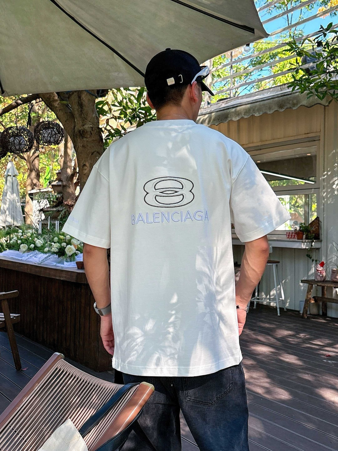 25新款磨毛短袖阔版T恤颜色：黑，白，灰尺码：XS-XL