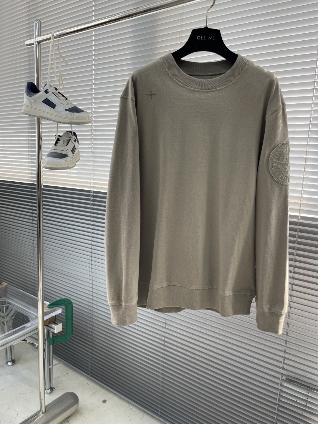 Stone Island 2025秋冬系列休闲卫衣码数：M-5XL 微阔版型重磅强捻双纱，拥有粗犷的纱结