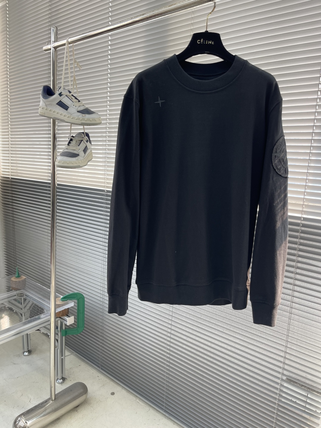 Stone Island 2025秋冬系列休闲卫衣码数：M-5XL 微阔版型重磅强捻双纱，拥有粗犷的纱结