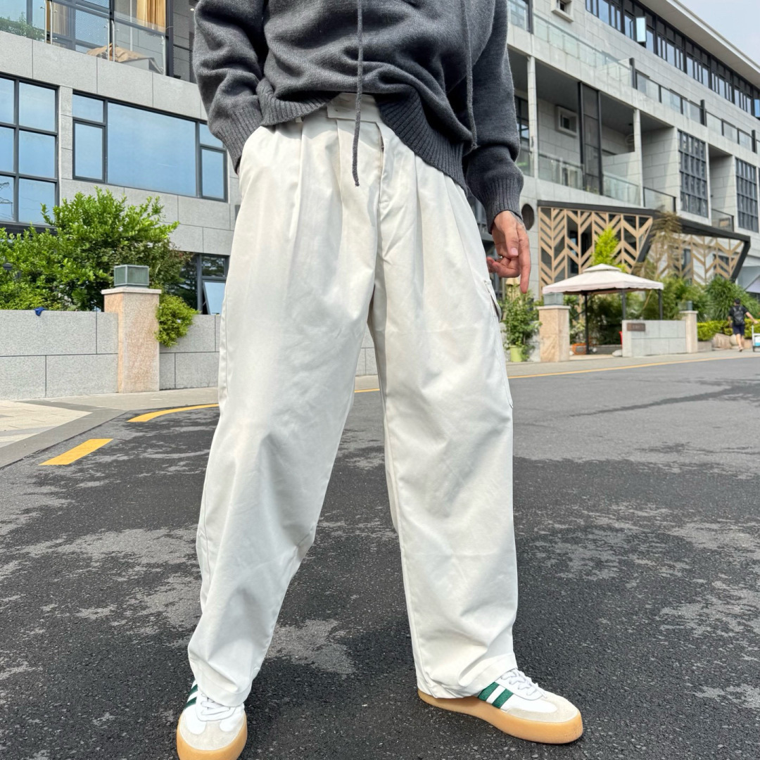 JIL🌟早秋新款休闲工装裤🆕采用优质面料，具有质感，超级时尚洋气！码数：M-XL男女同款 （模特185 