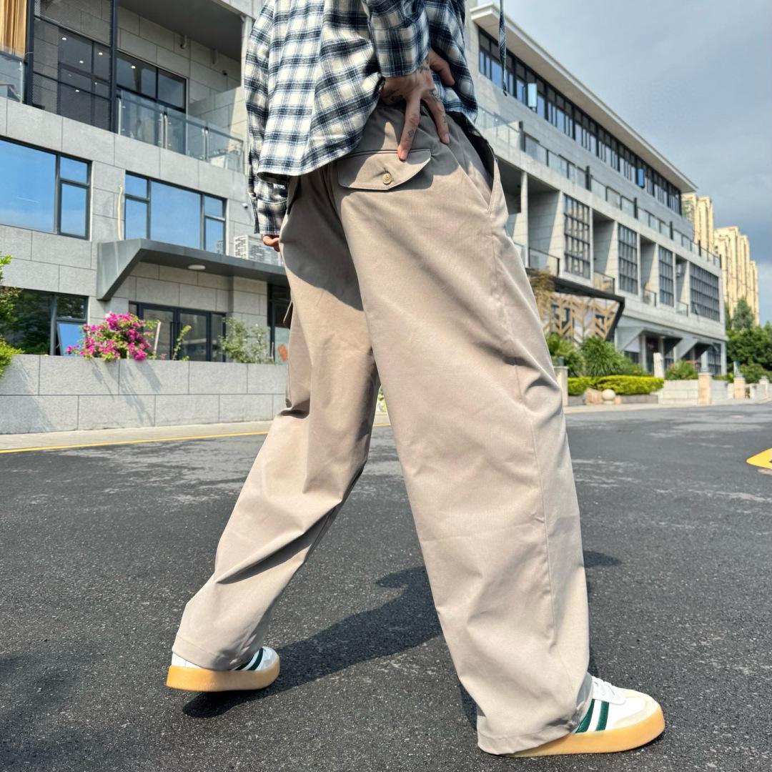 JIL🌟早秋新款休闲工装裤🆕采用优质面料，具有质感，超级时尚洋气！码数：M-XL男女同款 （模特185 