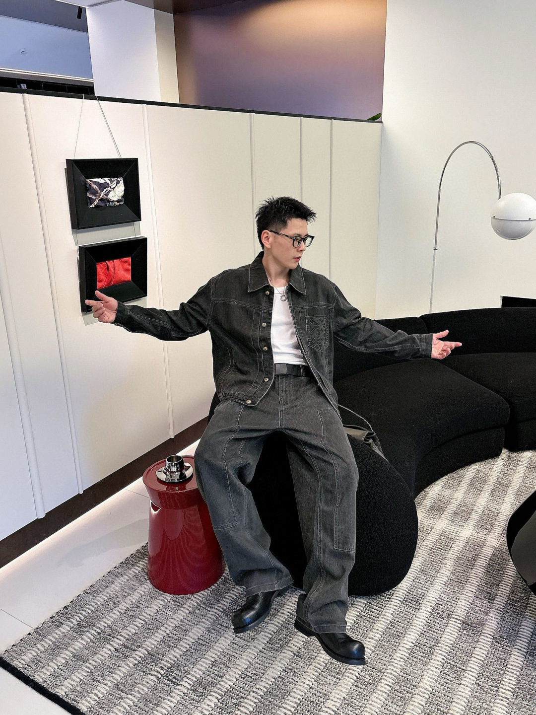 2025秋冬新款驴家牛仔衣M-3XL