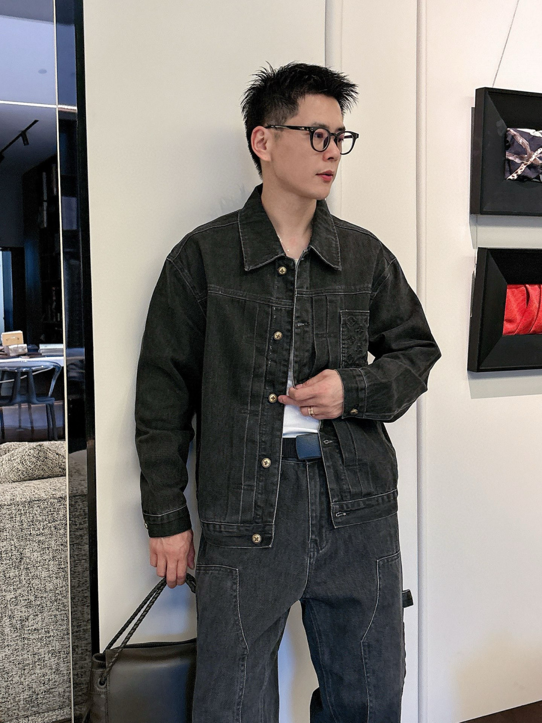 2025秋冬新款驴家牛仔衣M-3XL